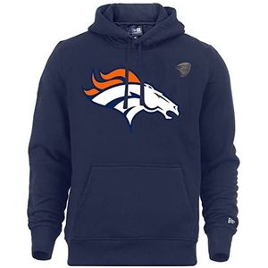New Era Sweater NFL Denver Broncos blau Team Logo Kapuzenpullover Hoody mit CapSpin Pin - XS