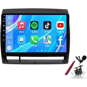 Android 14 Autoradio Sat Navi voor T-oyota Tacoma Hilux (2005-2013) 9 Inch Touchscreen Multimedia Speler met Draadloze Carplay GPS Navigatie FM RDS Bluetooth 5G-WiFi SWC DSP,M120s