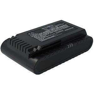 vhbw 1 x reservebatterij voor Samsung VCA-SBT90E, VCA-SBT90, DJ96-00221A voor stofzuiger, zwart (2000 mAh, 21,6 V, Li-ION)