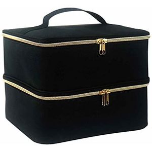 Nagelset opslag,Nagellak Hoesje Voor Meisjes - Nagellak Draagtas Tas-Houdt 30 Flessen, Dubbellaags Nagellak Opslag Voor Borstels, Nagelvijlen Genevieve