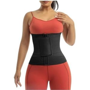 Taille Trainer Taille Trainer Zandloper Gordel Taille Cincher Korset Lendensteun Onderrug Brace Gewichtsverlies Afslanken Buikweggordel(Black,XXL)