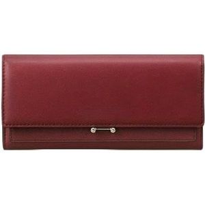 Damestas Portemonnee Lange clutch Handtas Grote capaciteit Damesportemonnee Dameshandtas Kaarthouder (Color : Burgundy)