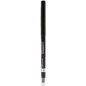 Rimmel London Exaggerate Eye Definer Waterdicht - 262 Zwartste Zwart Voor Vrouwen 0,3 g Eyeliner
