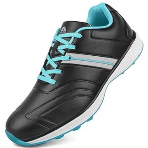SDEQA Waterdichte professionele golfschoenen voor dames, spikeloze zool, antislip, golfschoenen voor buiten, grote maten,D,35 EU