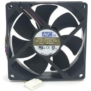 For For DS09225B12U 92mm DC 12V 0.56A 4-Pin CPU Fan LMNCBVYA