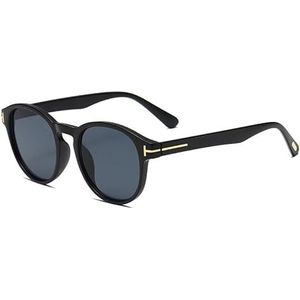 2023 Gradiënt Zonnebril Mannen Retro Ronde Zonnebril Vrouwelijke Ins Populaire Vintage Brillen UV400 (Kleur : As show, Size : A15 C7)