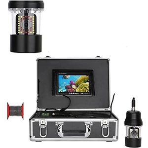 Visserijcamera, 7 inch DVR Recorder 20m / 50m / 100m onderwater vissen videocamera viszoeker IP68 Waterdicht 38 Le DS 360 graden roterende camera,Onderwaterviscamera(F8200DB-2L-100m)
