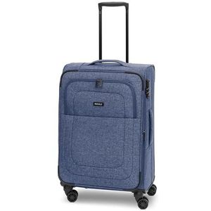 REDOLZ MEDIUM koffer met zachte binnenzijde voor mannen en vrouwen | lichtgewicht trolley 67 cm met 4 dubbele wielen & TSA-slot | met vergrootbare zijvouw (Essentials 12)