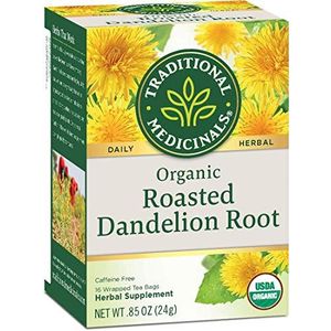 Organic Roasted Herbal Tea Dandelion Root 16 pckts