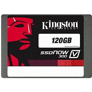 Kingston SV300S37A/120G SSDNow V300 interne SSD-harde schijf 120GB (6,4 cm (2,5 inch) SATA III) zwart