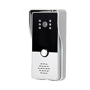7 Inch Video Deurtelefoon Deurbel Intercomsysteem Met Camera Ontgrendelen Praten Waterdicht Tweeweg Audio(Single Doorbell)