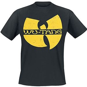 Wu-Tang Clan Logo T-shirt zwart L 100% katoen Band merch, Bands