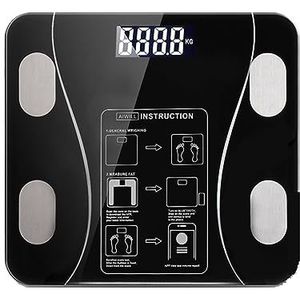 Slimme Lichaamsfitnesscomposities Gezondheidsanalysator Met Smartphoneweegschaal USB Oplaadbare Draadloze Digitale Weegschaal Gemakkelijk Te Gebruiken(USB Charging)