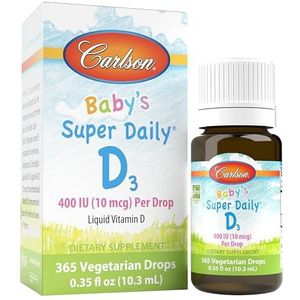 Carlson Labs, Baby Vitamin D3, 400 IE, 10,3ml