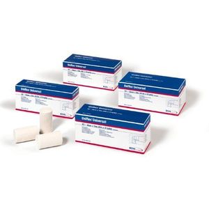 Uniflex Color Universeel verband rood 8 cm x 5 m 10 rollen