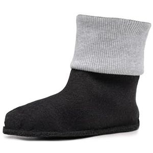 Ladeheid Rubberlaarzen voor kinderen, laarssokken, binnenschoen, warme sokken voor regenlaarzen LA-CA-10 LA-CA-11, grijs, 26/27 EU