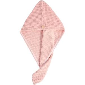 QAUUCP Haarhanddoek Dubbellaags Haar Cap met Ananas Patroon Sneldrogend en Sterke Wateropname voor Vrouwen Haar Drogen Cap(02)