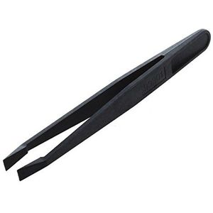 Handgereedschap Kunststof Zwart Platte pincet Anti-statische punt