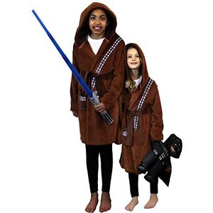 Unisex Kids Star Wars Fleece Hooded Jedi & Chewbacca badjas, Chewbacca, 11-12 Jaren