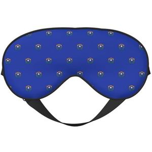 sttung Nevada State Flag Print Travel - Friendly Sleep Soft Eye Mask: Compact, lichtgewicht, verstelbare riem