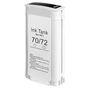 Inktcartridge for hp 72 T610 T620 T770 T790 T795 T1100 T1120 T1200 T1300 T2300(1Pack-Photo Black)