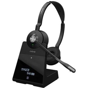 Engage 75 SE Headset met hoofdbandpad, basis, voeding, 1,5 m USB-C-naar-USB-A-kabel, bureautelefoonkabel, snelstartgids, garantie en waarschuwing (veiligheidsfolders)