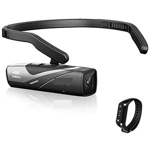 Videocamera Vlogcamera Recorder V4K 60fps Hoofd Draagbare Vlog Videocamera Digitale Camcorder Video's Filmen Professioneel(EP8 with remote)