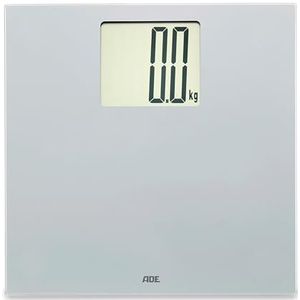 ADE - Digitale Badkamerweegschaal - Zilver - Hoog Draagvermogen tot 200 kg