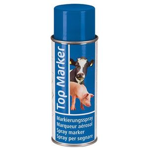 Kerbl 20123 Markeringsspray TopMarker BLAUW - 12 x 200 ml -