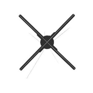 65CM 3D Hologram Fan 4K Reclame Projector Holografische Projectie WIFI LED Licht for Evenement Deel Decoratie Bruiloft