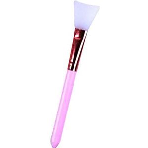 Lange Pole Siliconen Make-up Borstel Siliconen Masker Borstel Schoonheid Gereedschap Schoonheid Borstel Duurzaam DIY Masker Stick, Roze