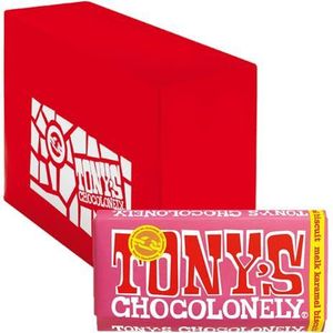 Tony's Chocolonely - Melk Karamel biscuit - 15x 180g