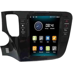 Android 14.0 2 Din Autoradio 9.7"" Touchscreen Auto Stereo voor Mitsubishi Outlander 2012-2018 met Draadloze Carplay Android Auto GPS navigatie AHD Omgekeerd beeld Stuurwielbediening(T3(8G+128G))