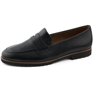 Paul Green - 2493 Dames Loafers - Zwart - Leer