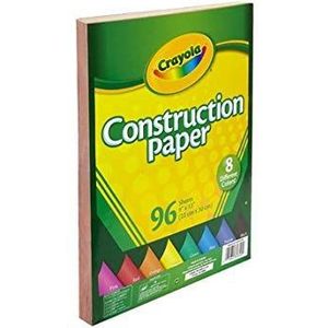 Crayola 99-3000 96Sheet Construct Papier - Hoeveelheid 4