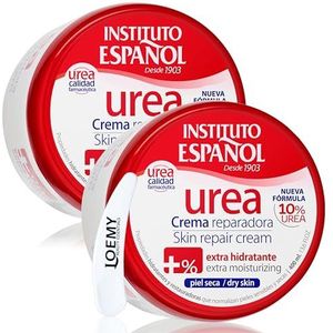 Instituto Español Crema Corporal Hydraterende de Urea, Creme Regenererende Intensieve voor Ruwe Huid, Lichaamscrème ter voorkoming van Uitdroging, Set 800ml