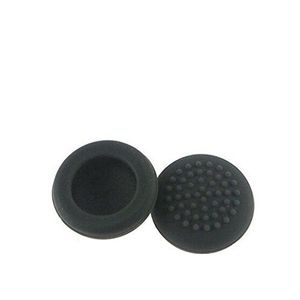 Chickwin 2 STKS Siliconen Gel Thumb Stick Grips Caps Cover Case voor Nintendo Switch NS Controllers Joy-Con Thumb Stick (zwarte stip)