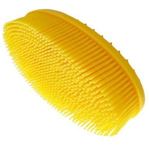 Siliconen badreiniger, siliconen lichaamsborstel, dubbelzijdige zachte borstelborstel, handhuidreiniger voor jongens en meisjes, uniseks voedend badgereedschap en n