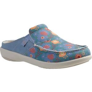 Spenco Siesta Spring pantoffels voor dames, Blauw Blauw Fog, 37 EU Breed