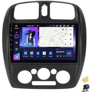 ZARAPLUS Android 13 Auto Stereo 9 Inch Touchscreen Multimedia Radio voor Mazda 323 met AHD Achteruitrijcamera/Stuurbediening/4G/FM RDS/DSP/Android Auto/Carplay, NF7