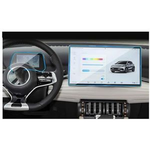 Displaybeschermfolie Voor BYD Voor Yuan PLUS 2022 2023 2024 2025 12,8"" Auto Interieur Dashboard Scherm Navigatie Beschermfolie(22-24 Navigation Film 15.6""+instrument Film 5"")