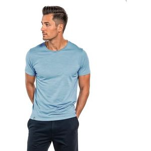 ALPIN LOACKER Merino shirt heren korte mouw, anti-transpiratie-shirt, merinowollen t-shirt, thermisch shirt ademend, poloshirt