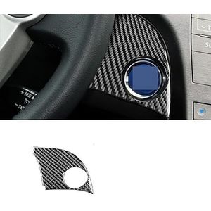 Autostyling interieur Controle Voor Toyota Voor Prius XW30 ZVW30 ZVW35 2009-2015 Koolstofvezel Interieur Auto Accessoires Stuurwiel Center Auto-interieurbekleding (Kleur : 13 Start button)