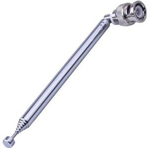 Telescopische Antenne Uitschuifbare Tv-antenne Digitale Tv Met BNC-connector FM-radioscanner VHF UHF-tv FM-antennes 45 Cm Uitgebreide Dekking