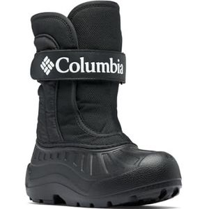 Columbia Powderbug Snowlite Strap Wandelschoenen voor kinderen, uniseks, Zwart Wit, 23.2 cm