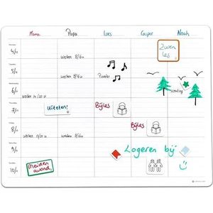 GreenStory - Sticky Whiteboard - Planbord Familie - Medium