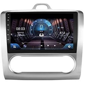 Android 10 Bluetooth Autoradio Dubbel Din Multimedia Speler 9 inch Touchscreen Auto Stereo Voor Ford focus 2004-2011 Met GPS Ondersteuning Spiegel Link/Stuurbediening Dual USB Backup Camera (Color :