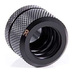 Alphacool IJspegels 14mm HardTube schroeftuit G1/4 - Deep Black verbinding