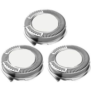 SH50 Vervangende hoofden voor scheerapparaten Serie 5000, compatibel met HQ8 vervangende messen SH50/52 Upgrade Easy Snap On (3 stuks)