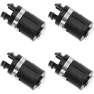 Create idea 4 x scharnierasspindels, compatibel met Gameboy Advance SP-consolesysteem, reserveaccessoires voor videogames, 12 x 5,7 mm, zwart